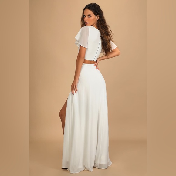 Lulus-Garden Bliss White Cutout Maxi Dress (1X) - Picture 7 of 7